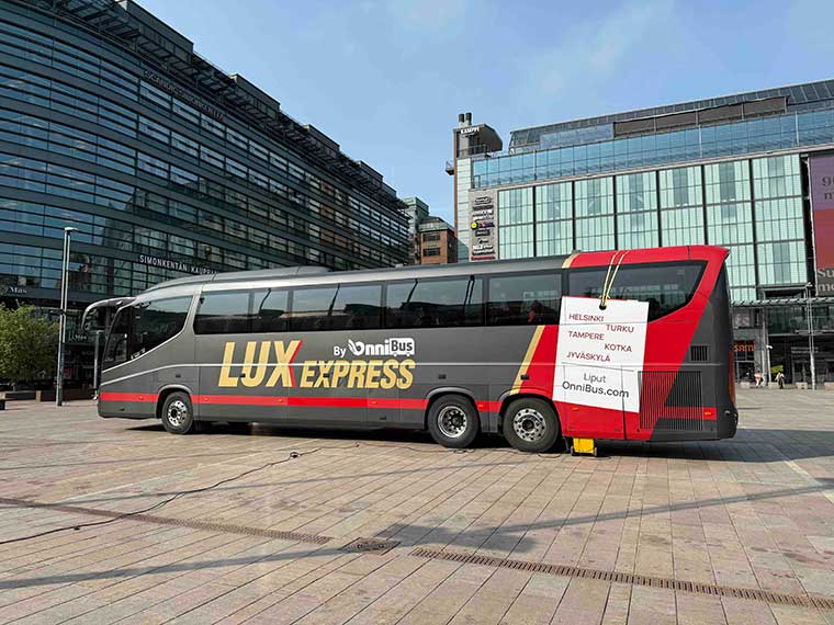 Lux Express buses are operating on Finnish routes starting today