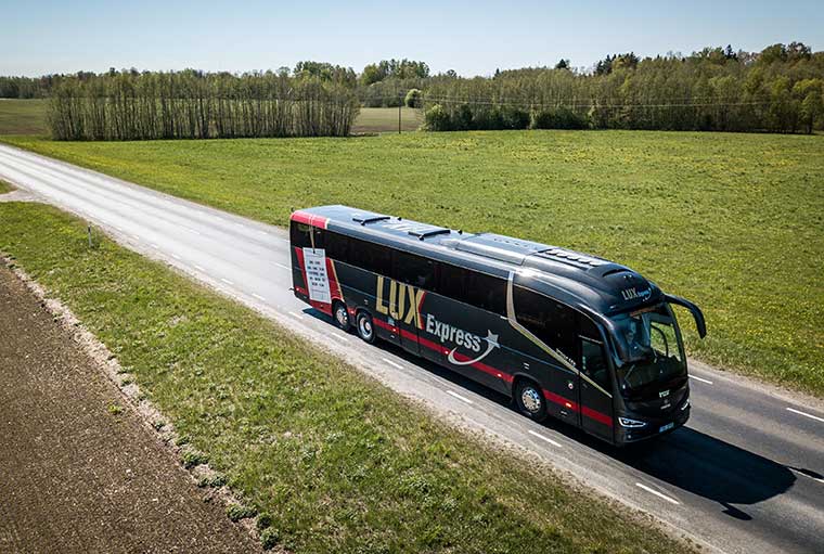 Lux Express increases trips to Klaipeda and Liepaja